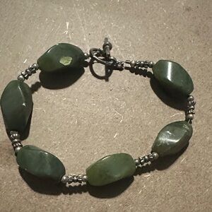 Nephrite Stone Bracelet